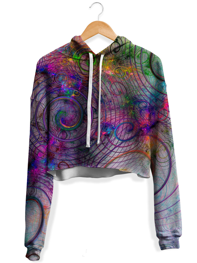 Yantrart Design - Mental Tweak Fleece Crop Hoodie