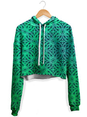 Psy Moski Foam Fleece Crop Hoodie