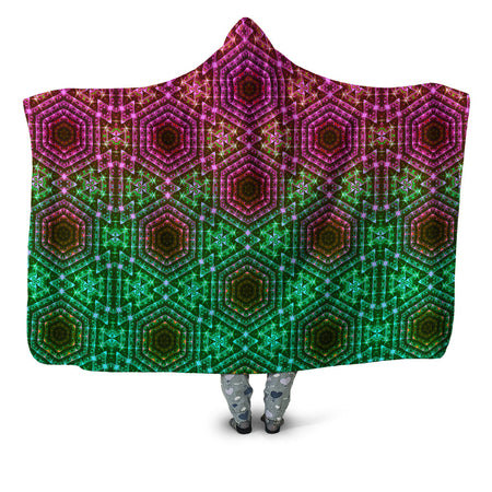 Yantrart Design - Cracked Mind Contrast Hooded Blanket
