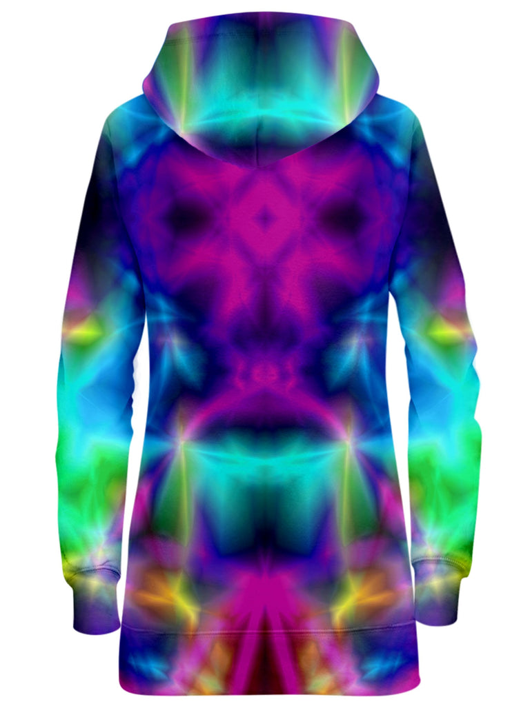 Nous Dissenys Tie-Dye Hoodie Dress