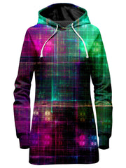 Fractal Matrix Hoodie Dress