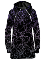 Icosahedron Madness Cold Hoodie Dress