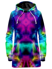 Nous Dissenys Tie-Dye Hoodie Dress