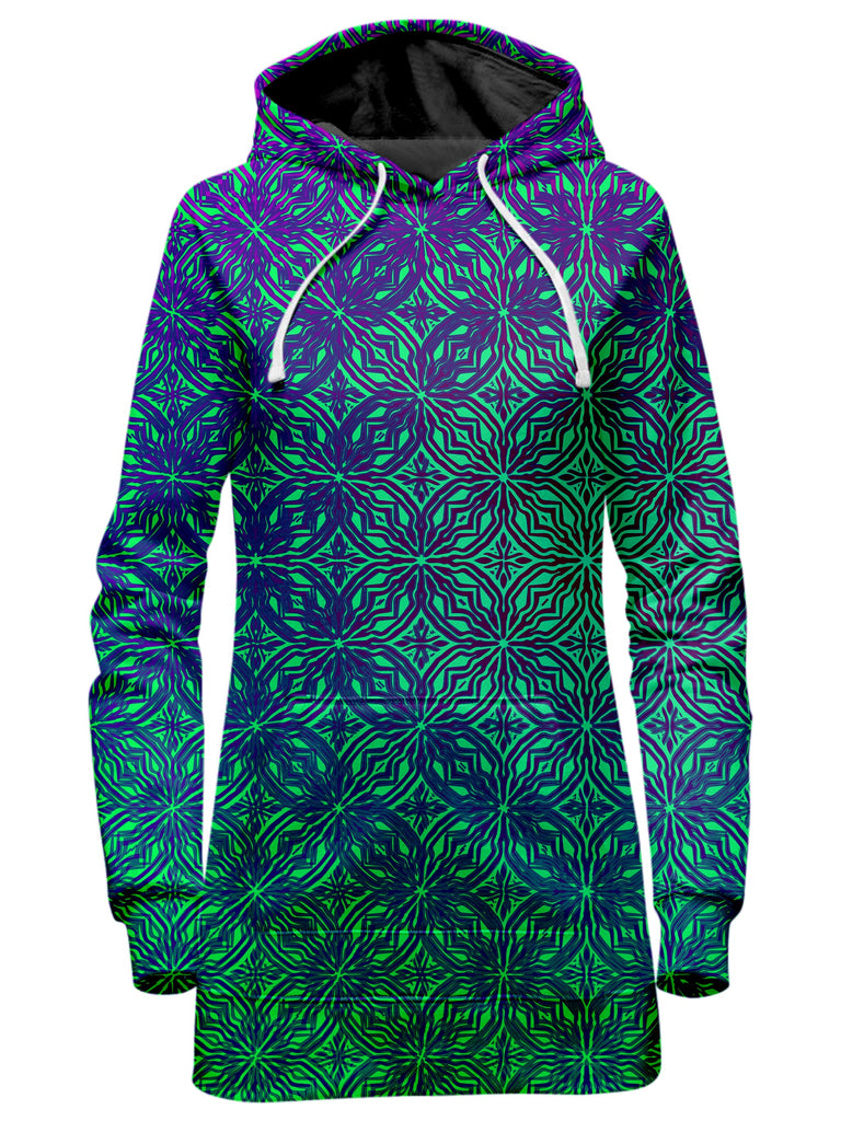 Yantrart Design - Psy Mosik Sea Hoodie Dress