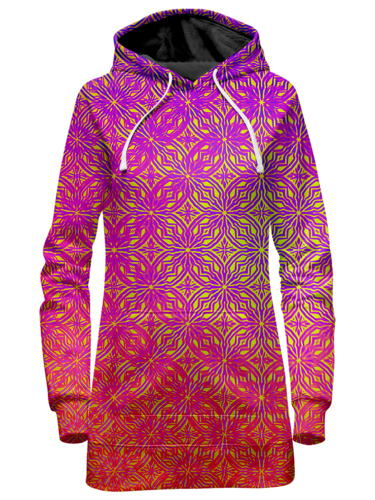 Yantrart Design - Psy Mosik Starburst Hoodie Dress