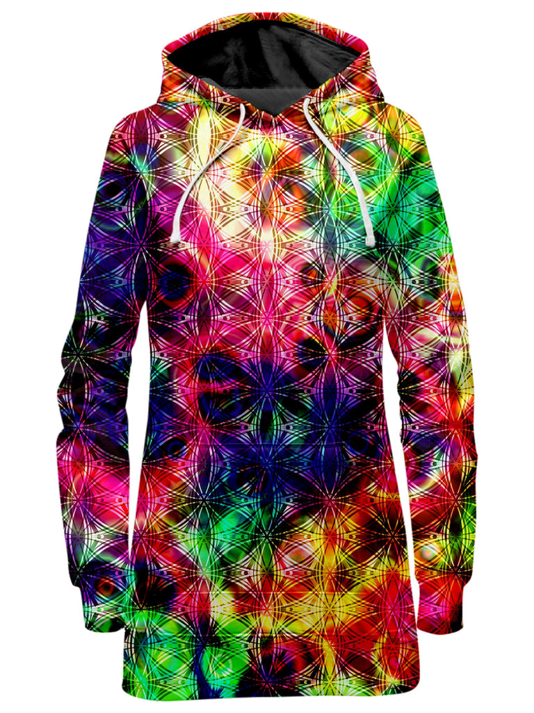 Yantrart Design - Psychedelic Flow Hoodie Dress