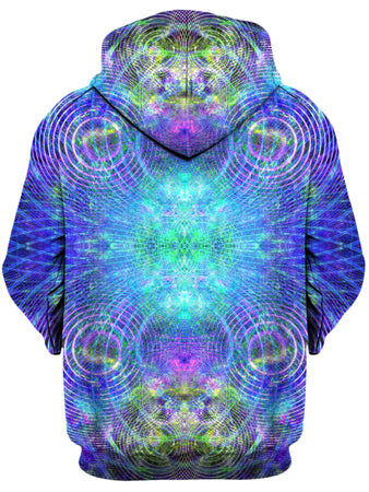 Yantrart Design - Blue Psycho Cosmos Unisex Hoodie