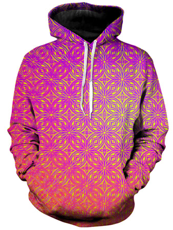 Yantrart Design - Psy Mosik Starburst Unisex Hoodie