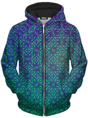 Psy Mosik Sea Unisex Zip-Up Hoodie