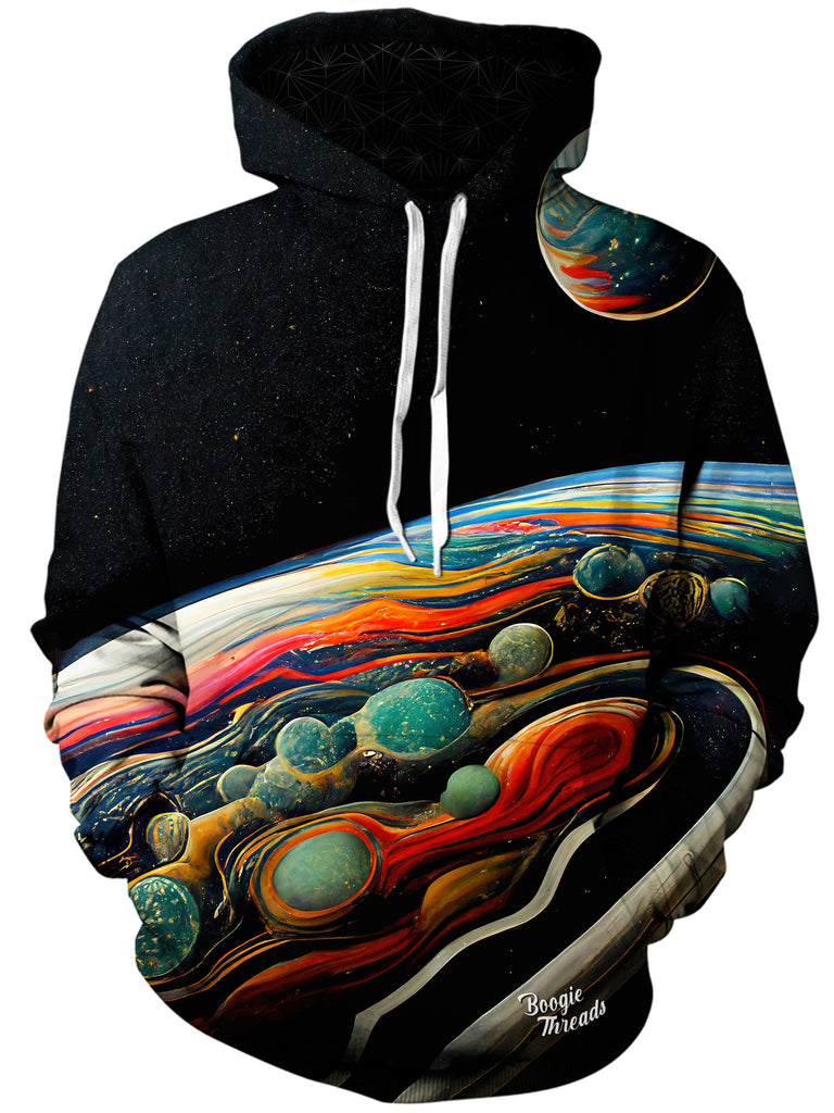 Gratefully Dyed Damen - Abstract Movement Unisex Hoodie