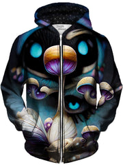 Dramatic Harmony Unisex Zip-Up Hoodie