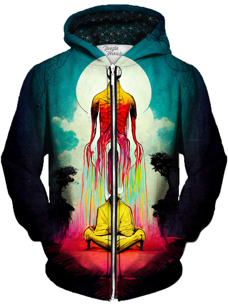 Gratefully Dyed Damen - Entrance Unisex Zip-Up Hoodie