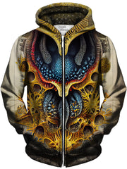 Frightening Flower Unisex Zip-Up Hoodie