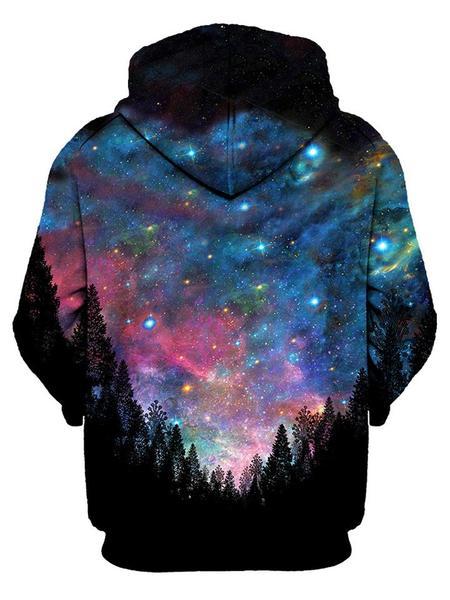 Galactic Valley Unisex Zip-Up Hoodie Gratefully Dyed Damen Epic Hoodie