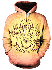 Ganesha Unisex Hoodie, Gratefully Dyed Damen, T6 - Epic Hoodie