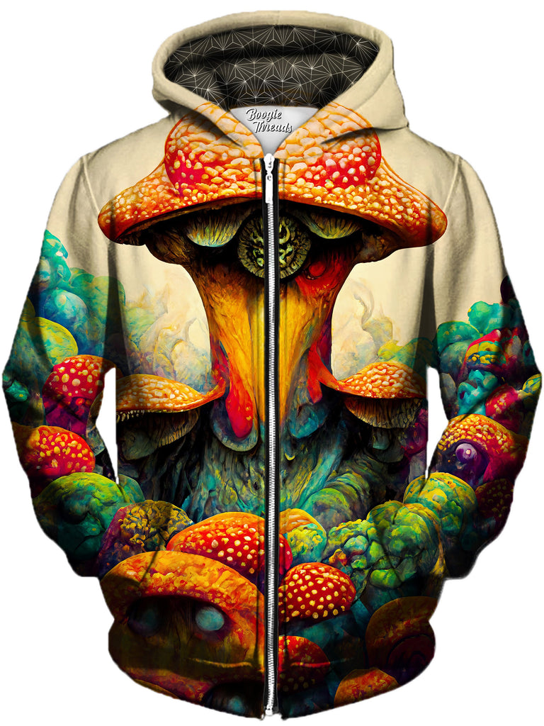 Gratefully Dyed Damen - Generous Chaos Unisex Zip-Up Hoodie