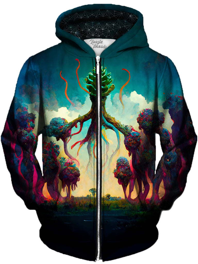 Gratefully Dyed Damen - Glorious Destruction Unisex Zip-Up Hoodie