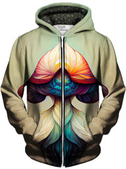 Hypnotic Stranger Unisex Zip-Up Hoodie