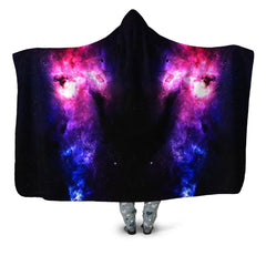 Purple Galaxy Hooded Blanket