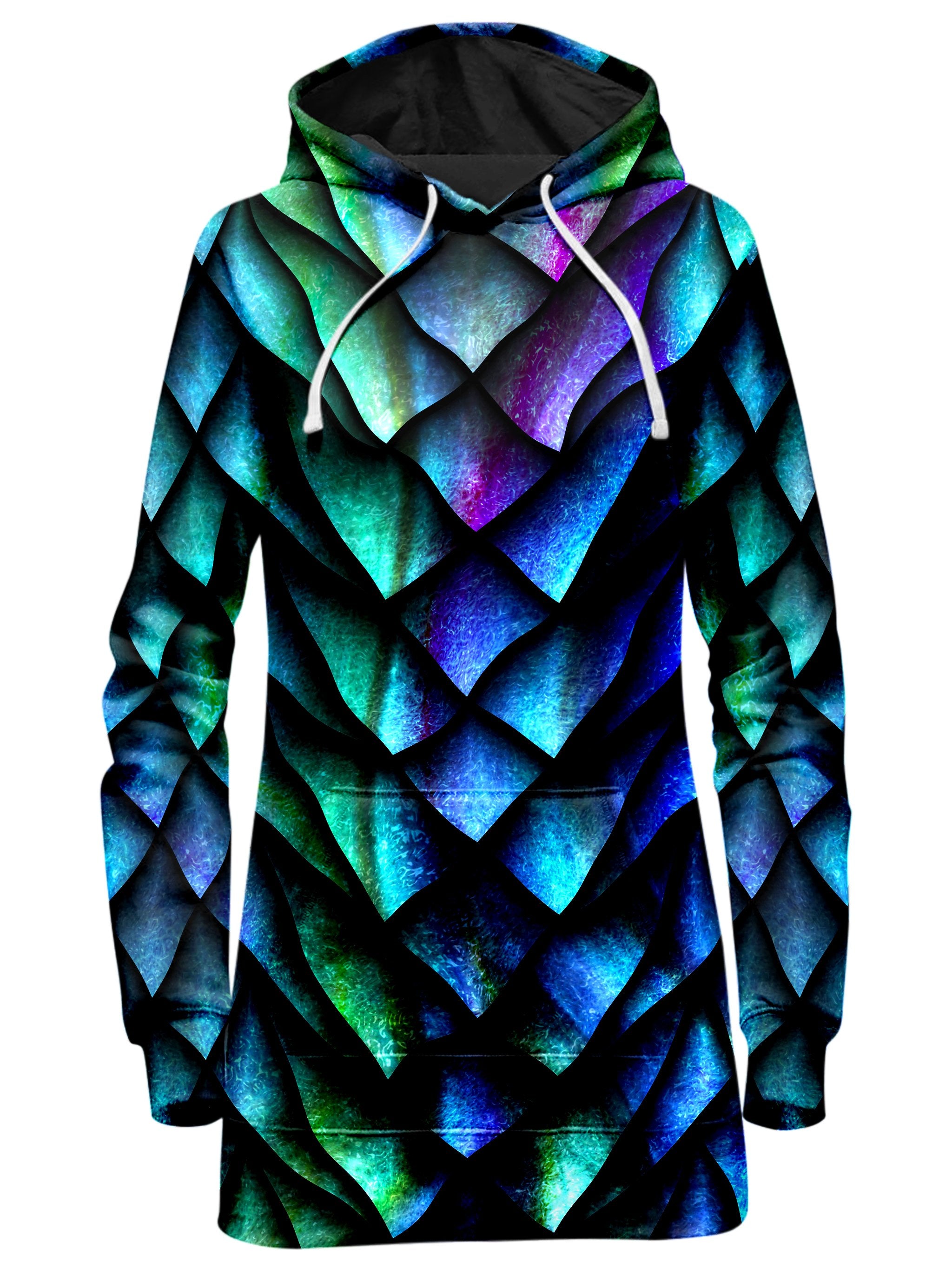 Dosed Dragon Scale Hoodie Dress iEDM Epic Hoodie