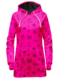 Pink Pattern Hoodie Dress iEDM Epic Hoodie