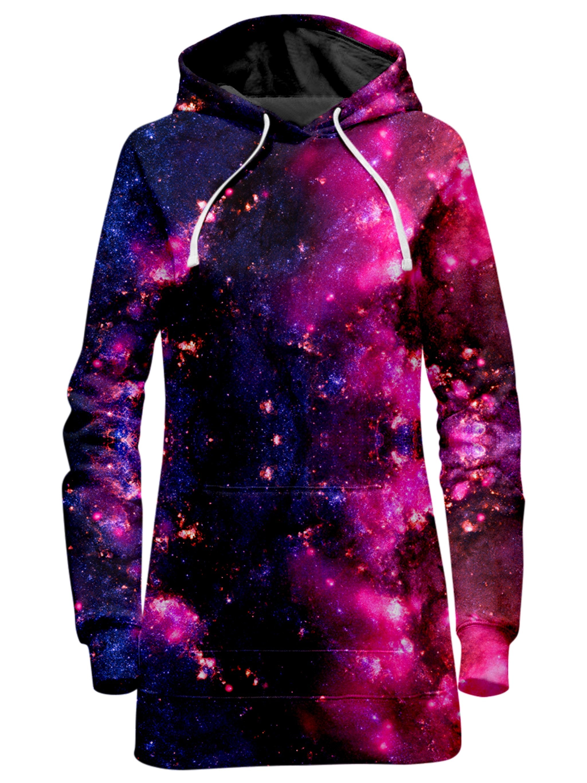 Purple Cosmos Hoodie Dress iEDM Epic Hoodie