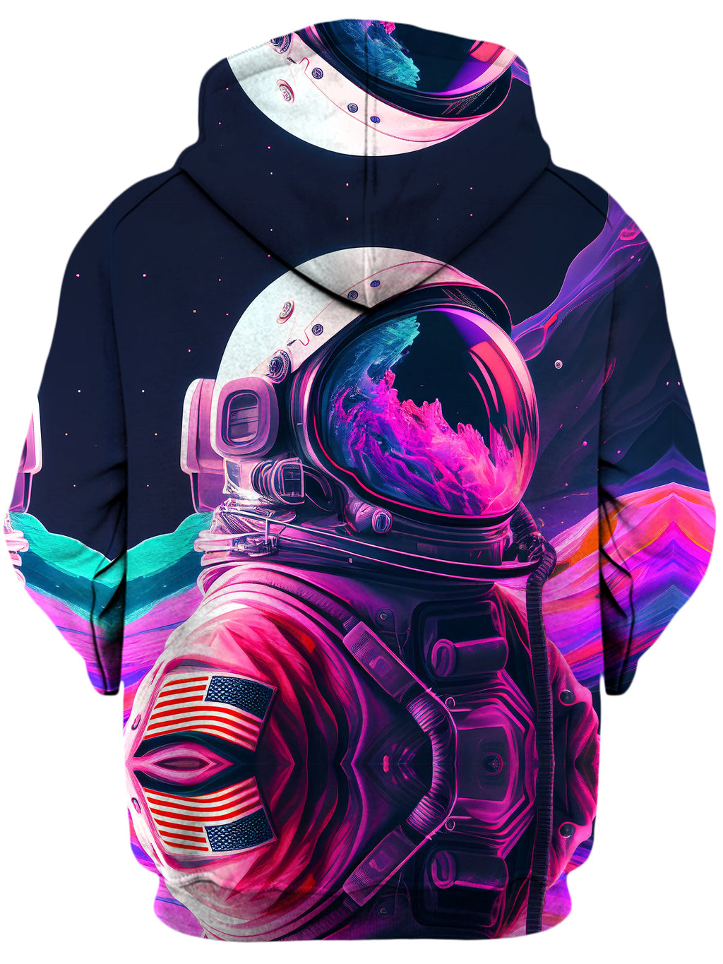 Synthwave Astronaut Unisex Hoodie iEDM Epic Hoodie