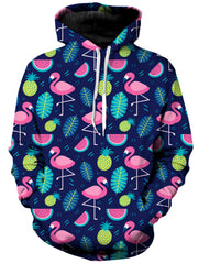 Neon Flamingos Unisex Hoodie