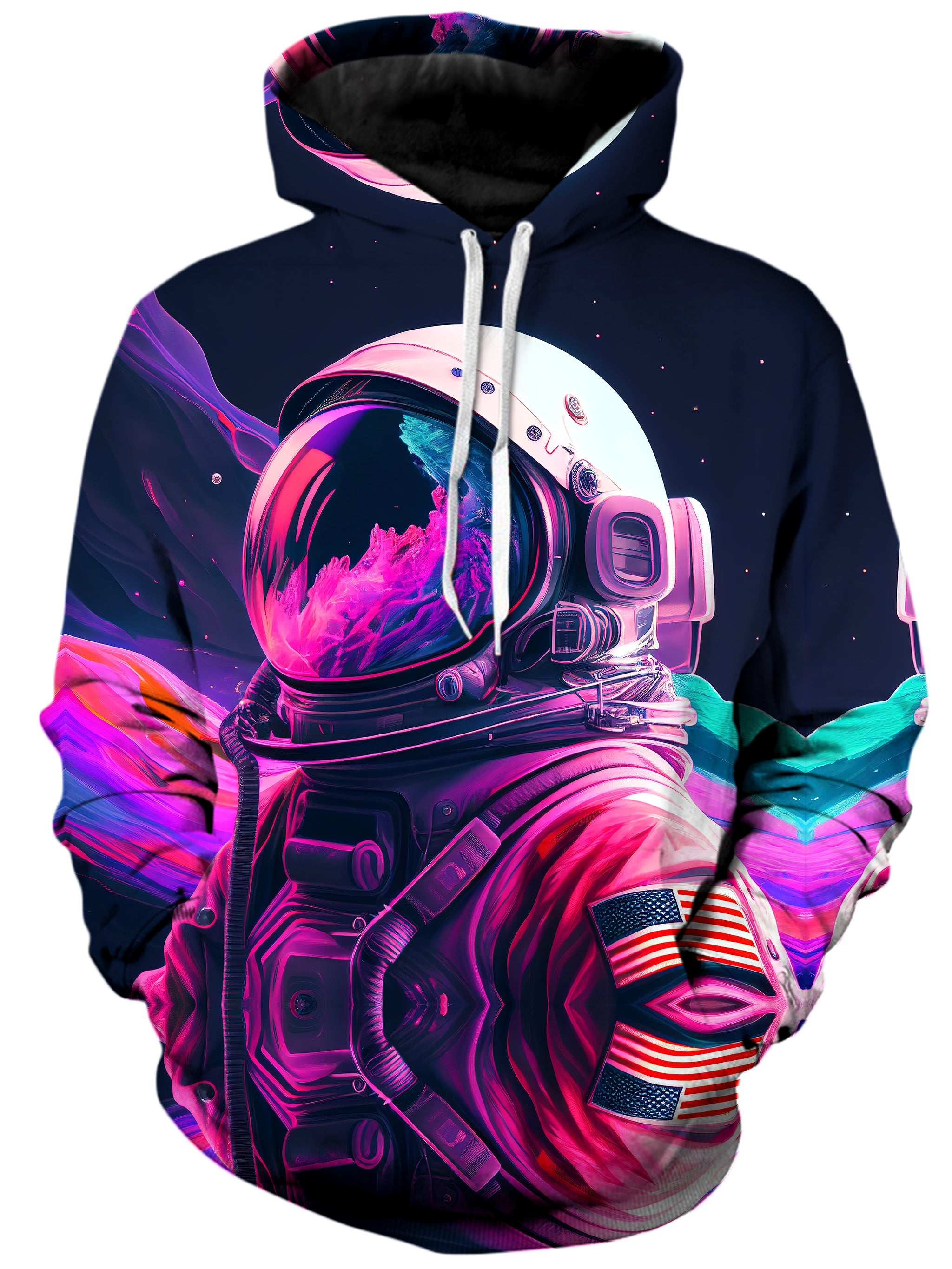 Synthwave Astronaut Unisex Hoodie iEDM Epic Hoodie