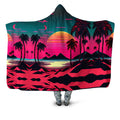 Beach Sunset Hooded Blanket iEDM Epic Hoodie