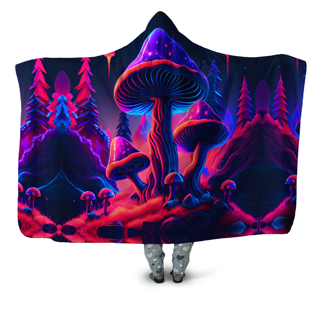 Shroom Trip Hooded Blanket iEDM Epic Hoodie