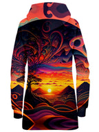 Acid Sunset Hoodie Dress iEDM Epic Hoodie