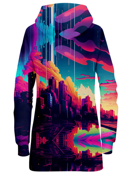 iEDM - City In The Clouds Hoodie Dress