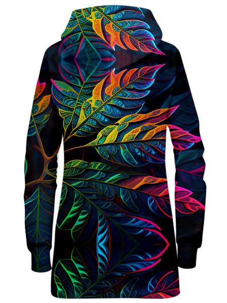 iEDM - Midnight Floral Hoodie Dress