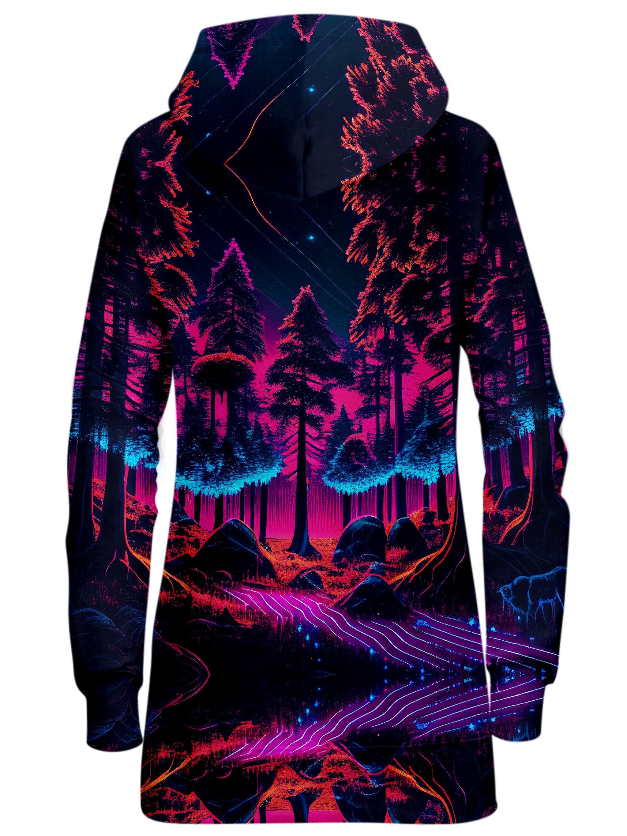 Neon Forest Hoodie Dress iEDM Epic Hoodie