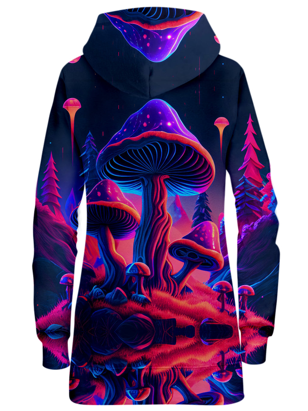 Shroom Trip Hoodie Dress iEDM Epic Hoodie
