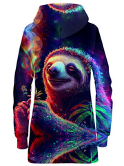 Chill Sloth Hoodie Dress