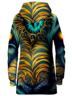 Tiger Eyes Psychedelic Hoodie Dress iEDM Epic Hoodie