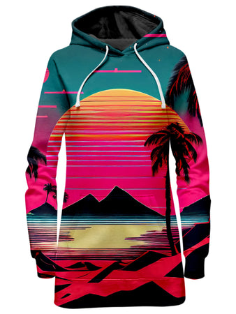 iEDM - Beach Sunset Hoodie Dress