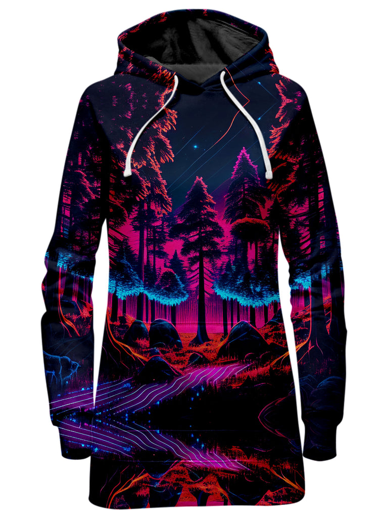 iEDM - Neon Forest Hoodie Dress