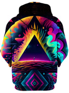 Deep Horizons Unisex Zip-Up Hoodie iEDM Epic Hoodie