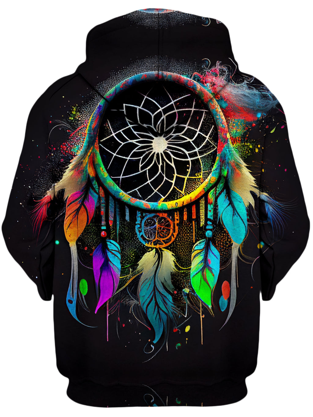 Dream Vizion Unisex Zip-Up Hoodie iEDM Epic Hoodie