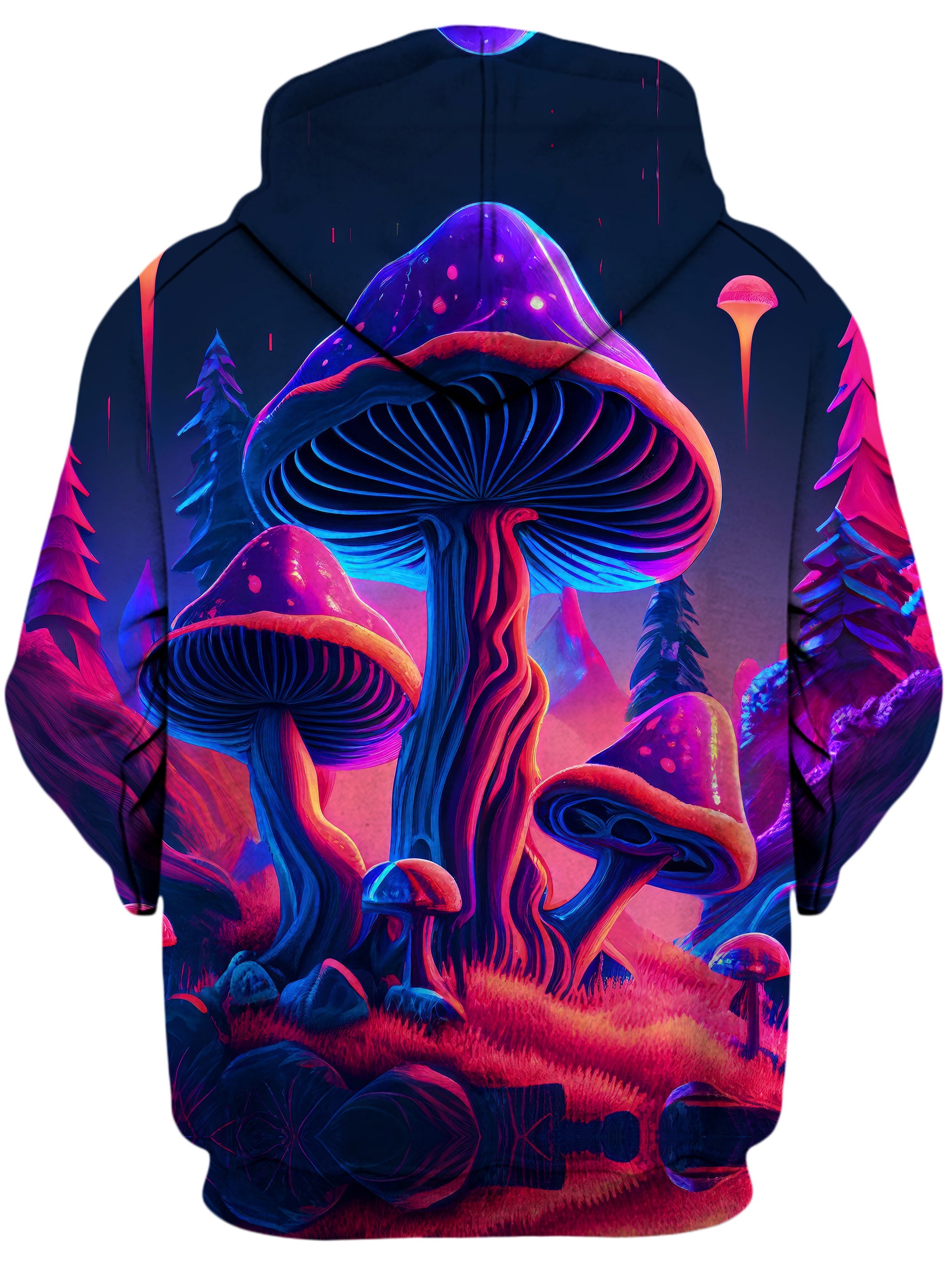 Shroom Trip Unisex Zip-Up Hoodie iEDM Epic Hoodie