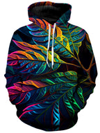 Midnight Floral Unisex Hoodie iEDM Epic Hoodie