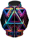DMT Splash Unisex Zip-Up Hoodie iEDM Epic Hoodie