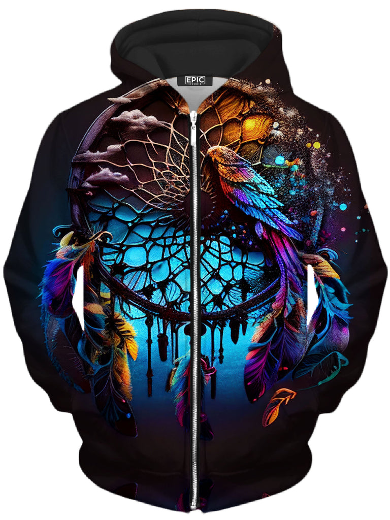 iEDM - Dreamcatcher 2.0 Unisex Zip-Up Hoodie