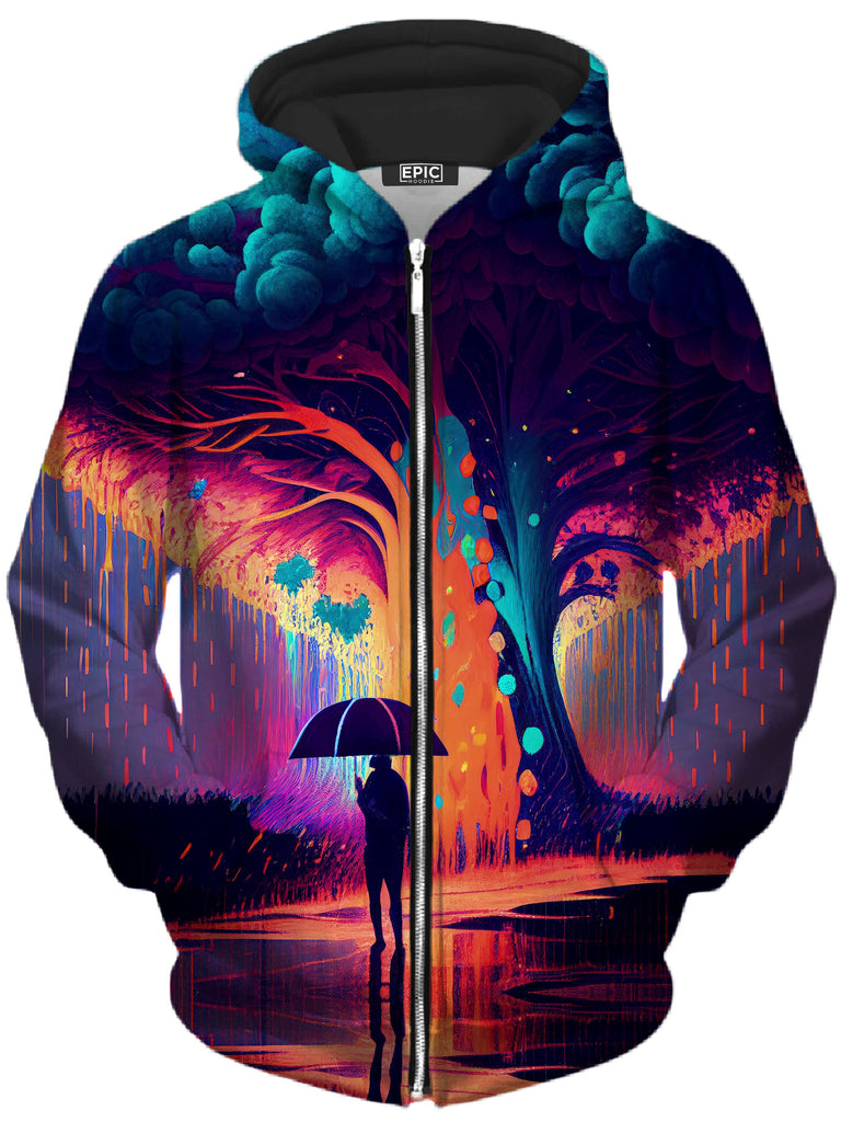 iEDM - Find Shelter Unisex Zip-Up Hoodie