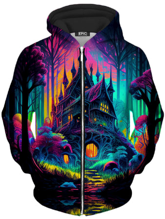 iEDM - Hollows Unisex Zip-Up Hoodie