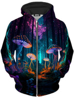 Natures Medicine Unisex Zip-Up Hoodie iEDM Epic Hoodie