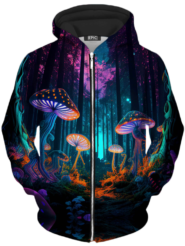 iEDM - Natures Medicine Unisex Zip-Up Hoodie